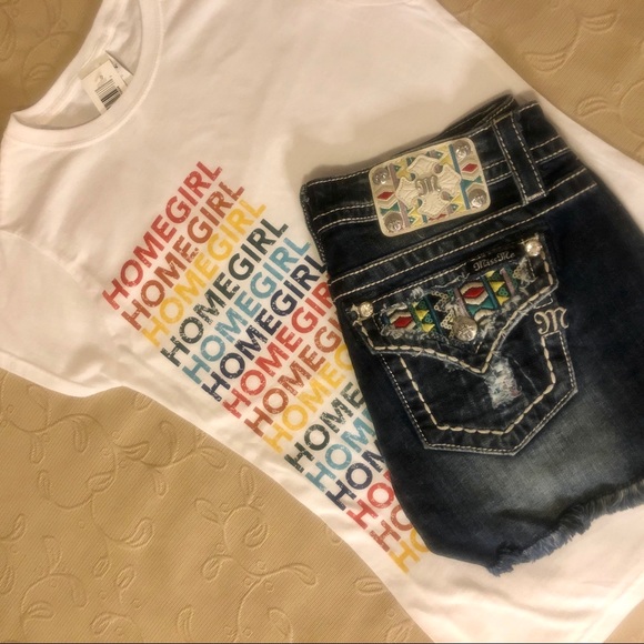 HOMEGIRL TEE in Gray - Picture 6 of 6